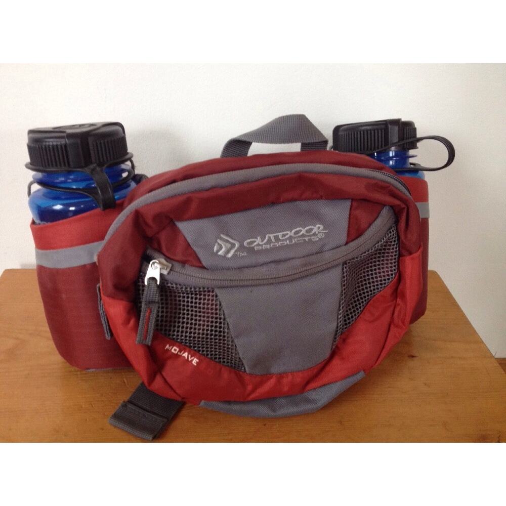 Outdoor Products Mojave 8.0 16oz Water Bottle Hiking Waist Fanny Pack Bum Bag